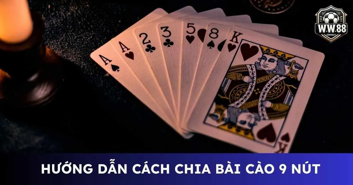 Cách chia bài cào 9 nút