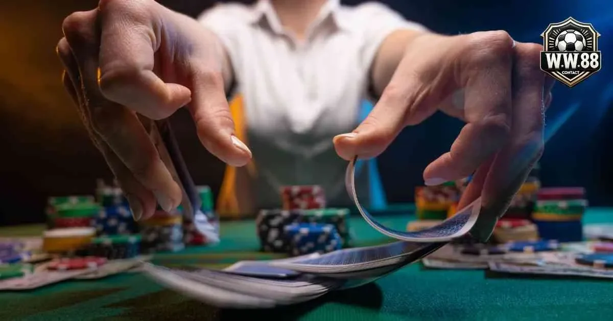 Tìm hiểu cách dealer chia bài poker thuần thục 2 Cách Dealer Chia Bài Poker Thuần Thục